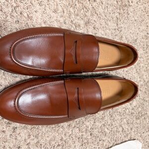 Men’s Ferragamo Brown Leather Loafers